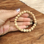Tulsi Bracelet - Natural Tulsi Beads for Devotion & Spiritual Purity with Lab Certificate - Malawala