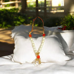 White Moti Mala for Laddu Gopal | Small Beads Garland Malawala