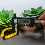 Yellow Agate & Ebony Bead Bracelet 8mm – Lab Certified | Boost Focus & Protection | Malawala