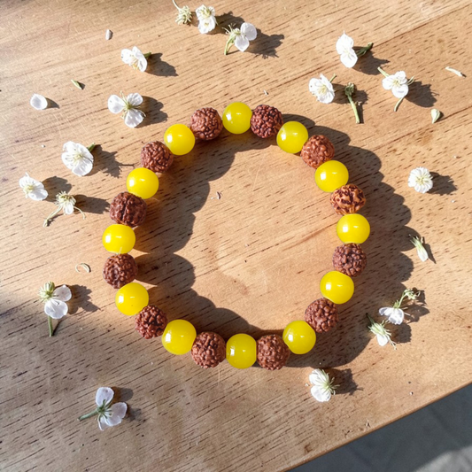 multi beads bracelet 8mm stretchable lab certified healing bracelet for energy balance and protection