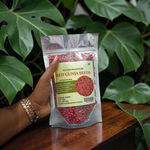 red gunja seeds for puja, ratti seeds for astrology remedies, gunja seeds for wealth attraction and tantra rituals
