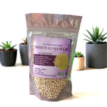white gunja seeds safed chirmi for tantra puja wealth attraction spiritual beads vastu remedy