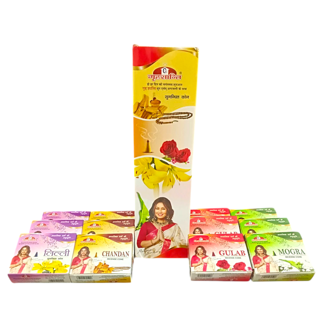 4 in 1 Dhoop Cone Set – Premium Fragrance by MALAWALA