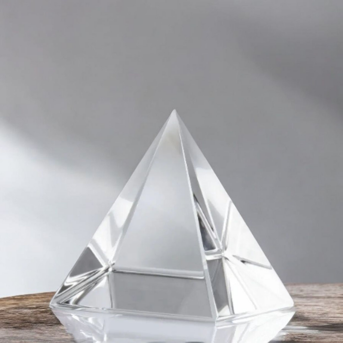 Crystal Sphatik Pyramid for Positive Energy