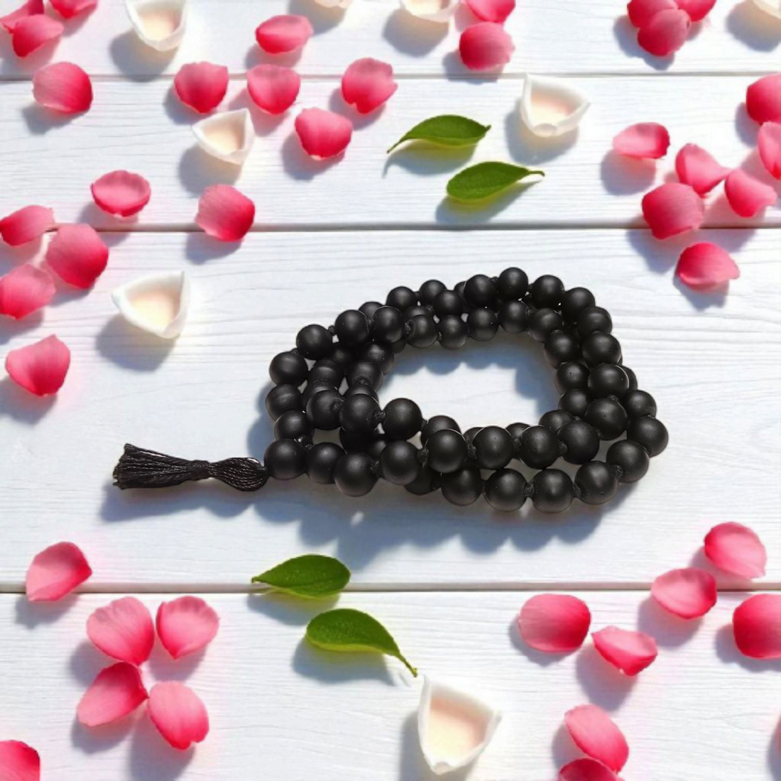 Natural Karungali Mala for Strength & Protection