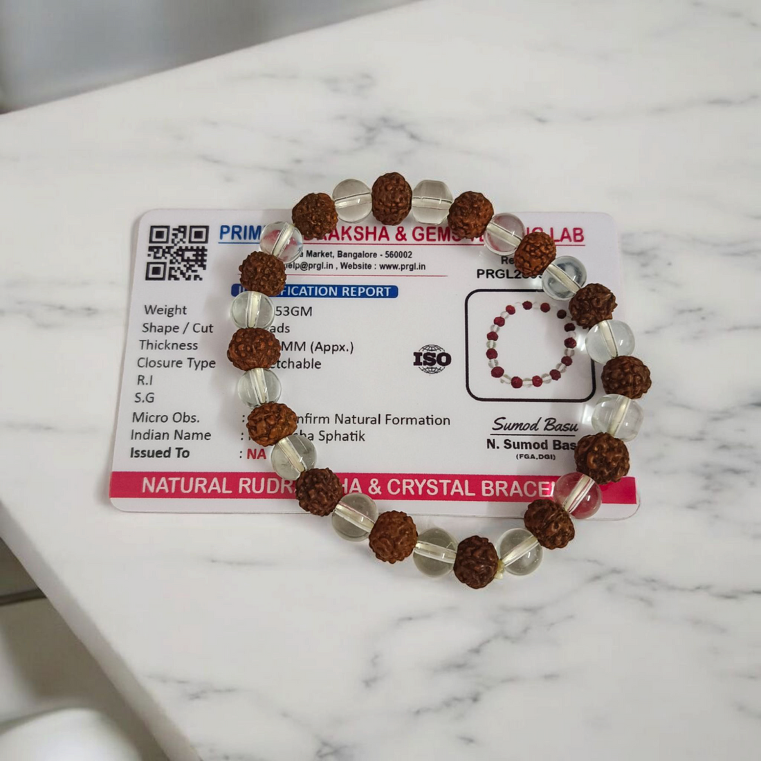 Rudraksha Sphatik Bracelet Benefits & Usage Guide