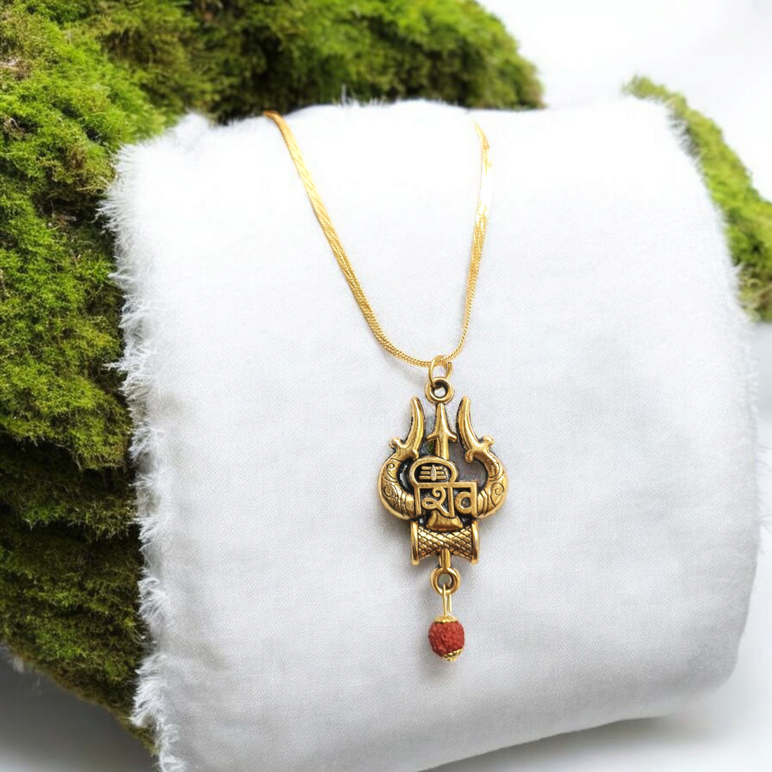 Shiv Rudraksha Locket: Protection & Blessings Chain