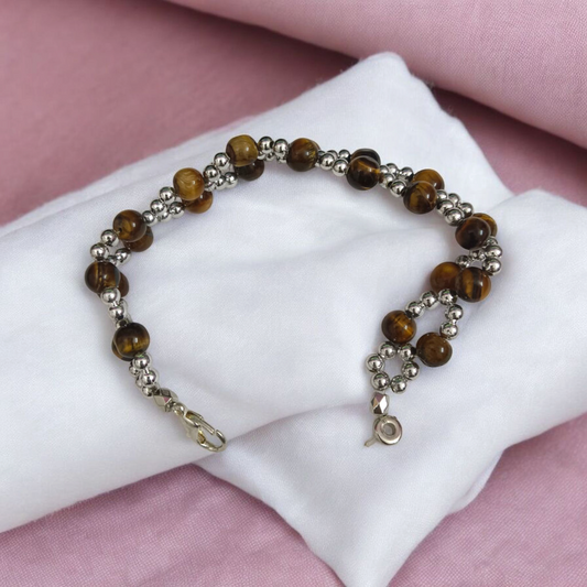 Tiger Eye Bracelet for Confidence & Protection