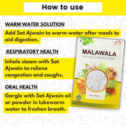 100g pack of Sat Ajwain (Thymol Crystals) used in tantric rituals, energy cleansing, and spiritual fumigation