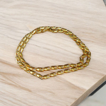 21-inch artificial gold chain with 1 gram gold plating in Nawabi vintage design, suitable for both boys and girls, displayed elegantly on a neutral backdrop