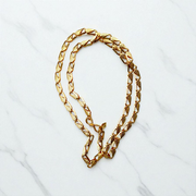 21-inch artificial gold chain with 1 gram gold plating in Nawabi vintage design, suitable for both boys and girls, displayed elegantly on a neutral backdrop
