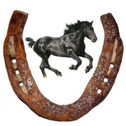 Kale Ghode Ki Naal – Original Black Horse Shoe with Ring | Entrance Protection