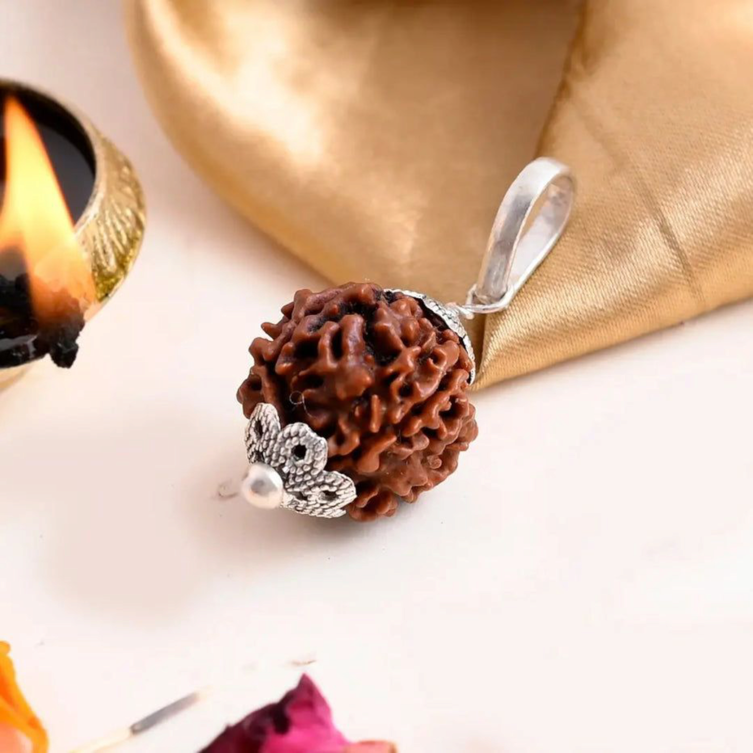 4 Mukhi Rudraksha Lab Certified - Natural Four-Face Rudraksha for Brahma Wisdom – Malawala