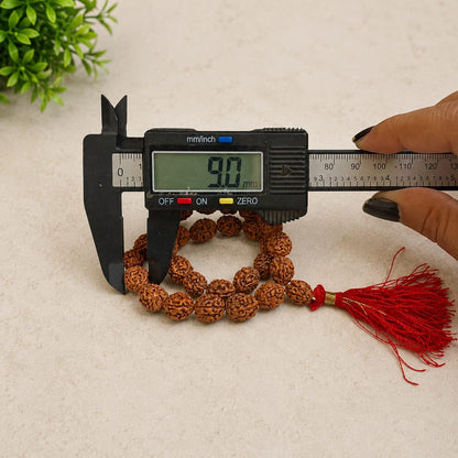 4 Mukhi Rudraksha Mala 27+1 Beads Lab Certified | Malawala