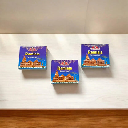 4 in 1 Dhoop Cone Set featuring X2, Kasturi, Ramlala & Cobb fragrances in eco-friendly packaging