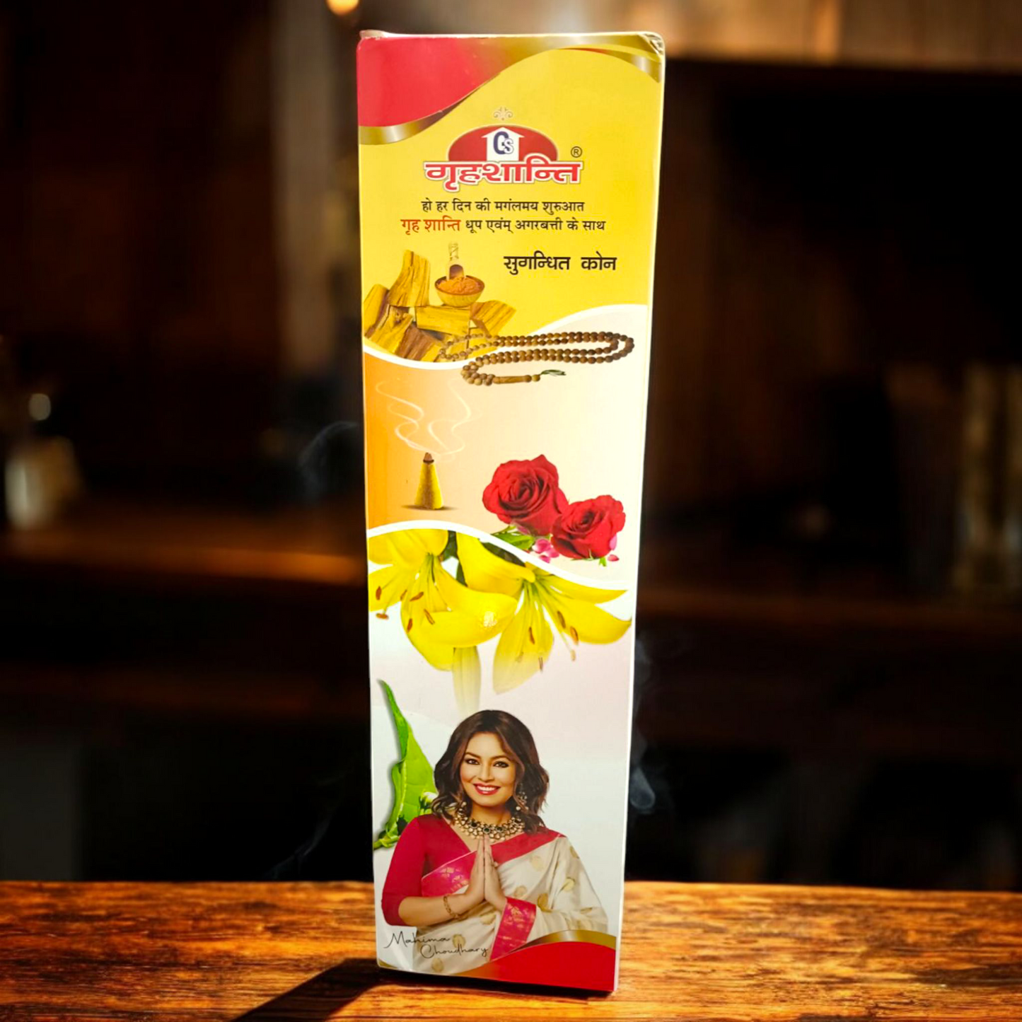 4 in 1 Dhoop Cone Set of 12 – Mogra, Gulab, Lily, Chandan & Cobb Fragrance - Malawala