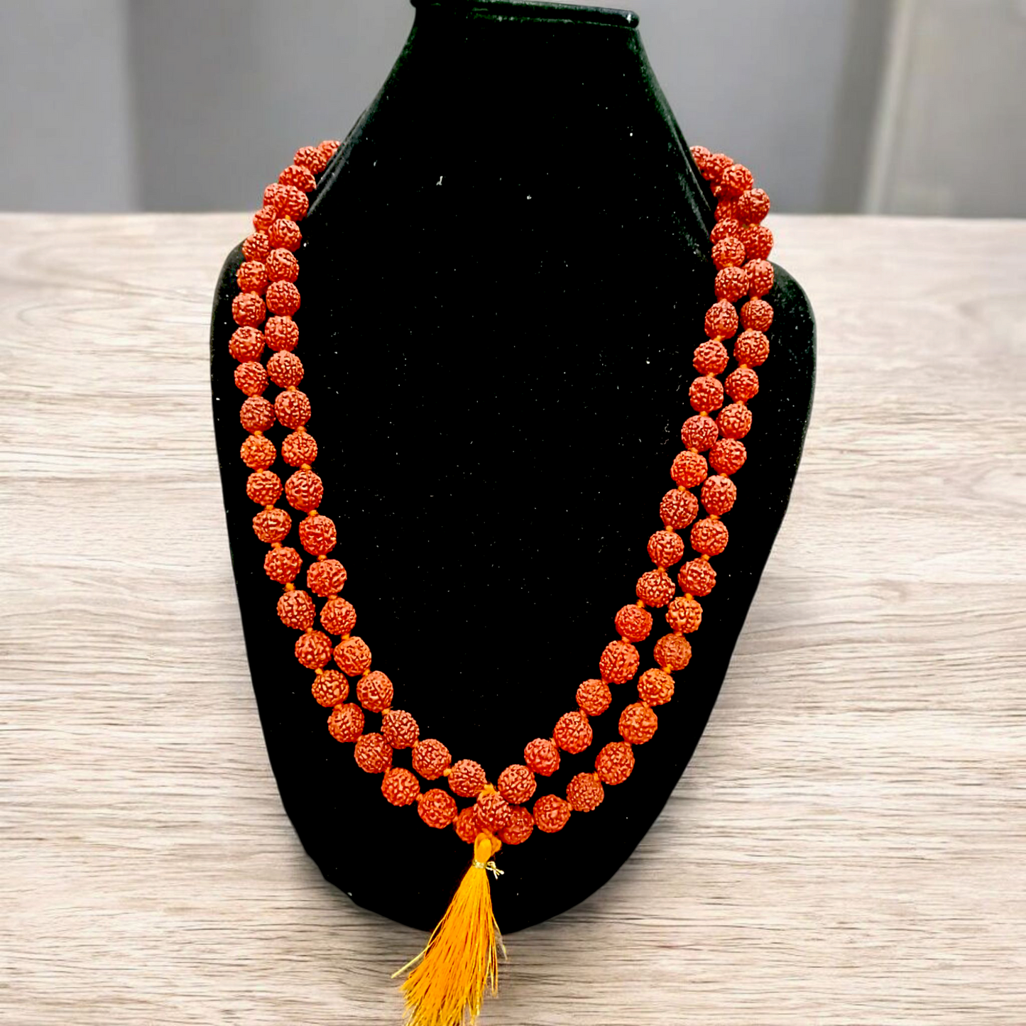 5 Mukhi Rudraksha Mala 108+1 Beads 10-11MM Lab Certified | Malawala