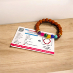 7 Chakra Bracelet with 5 Mukhi Rudraksha - Natural Gemstones & Rudraksha for Balance, Protection & Spiritual Growth with Lab Certificate - Malawala