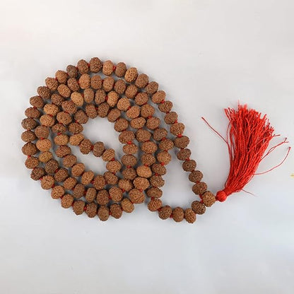 8 Mukhi Rudraksha Mala 108+1 Beads Lab Certified | Malawala