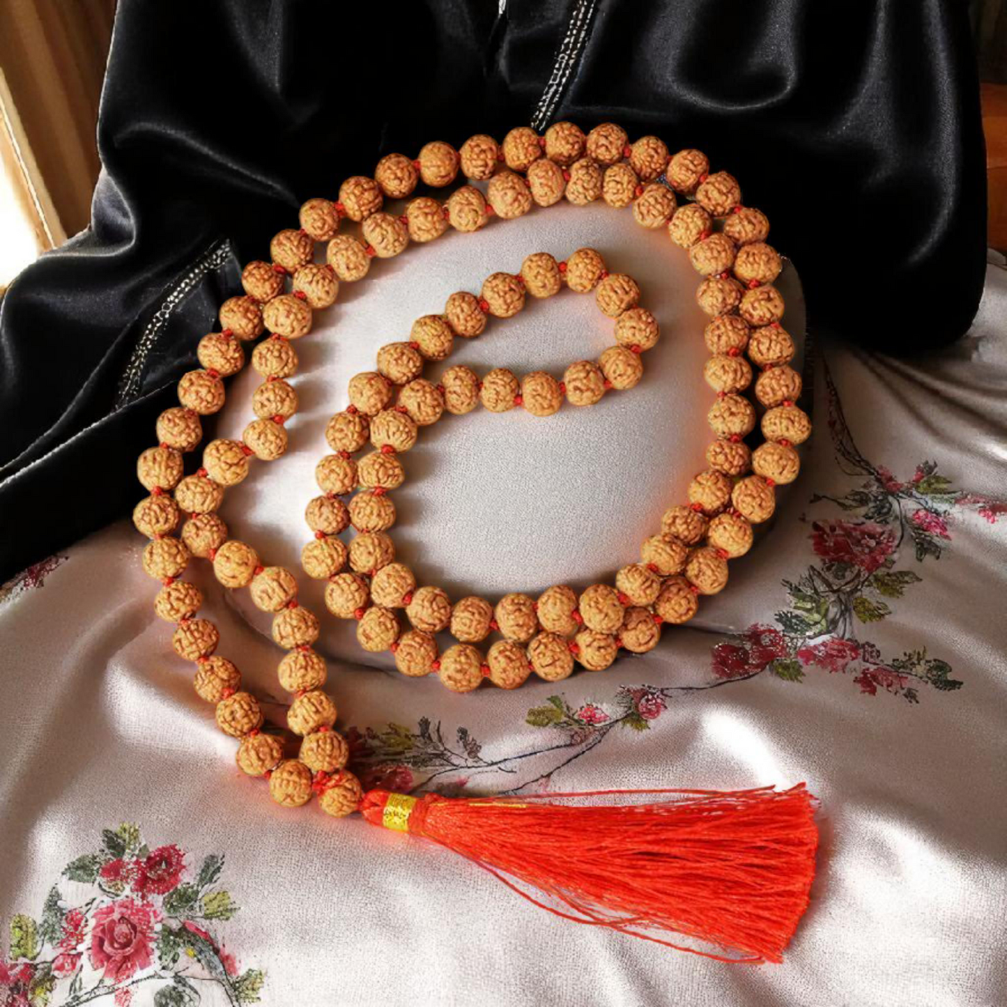 8 Mukhi Rudraksha Mala 108+1 Beads Lab Certified | Malawala