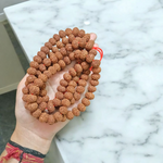 8 Mukhi Rudraksha Mala 12MM - Natural 8 Mukhi Rudraksha for Strength & Protection with Lab Certificate - Malawala