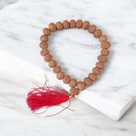 8 Mukhi Rudraksha Mala 12MM - Natural 8 Mukhi Rudraksha for Strength & Protection with Lab Certificate - Malawala