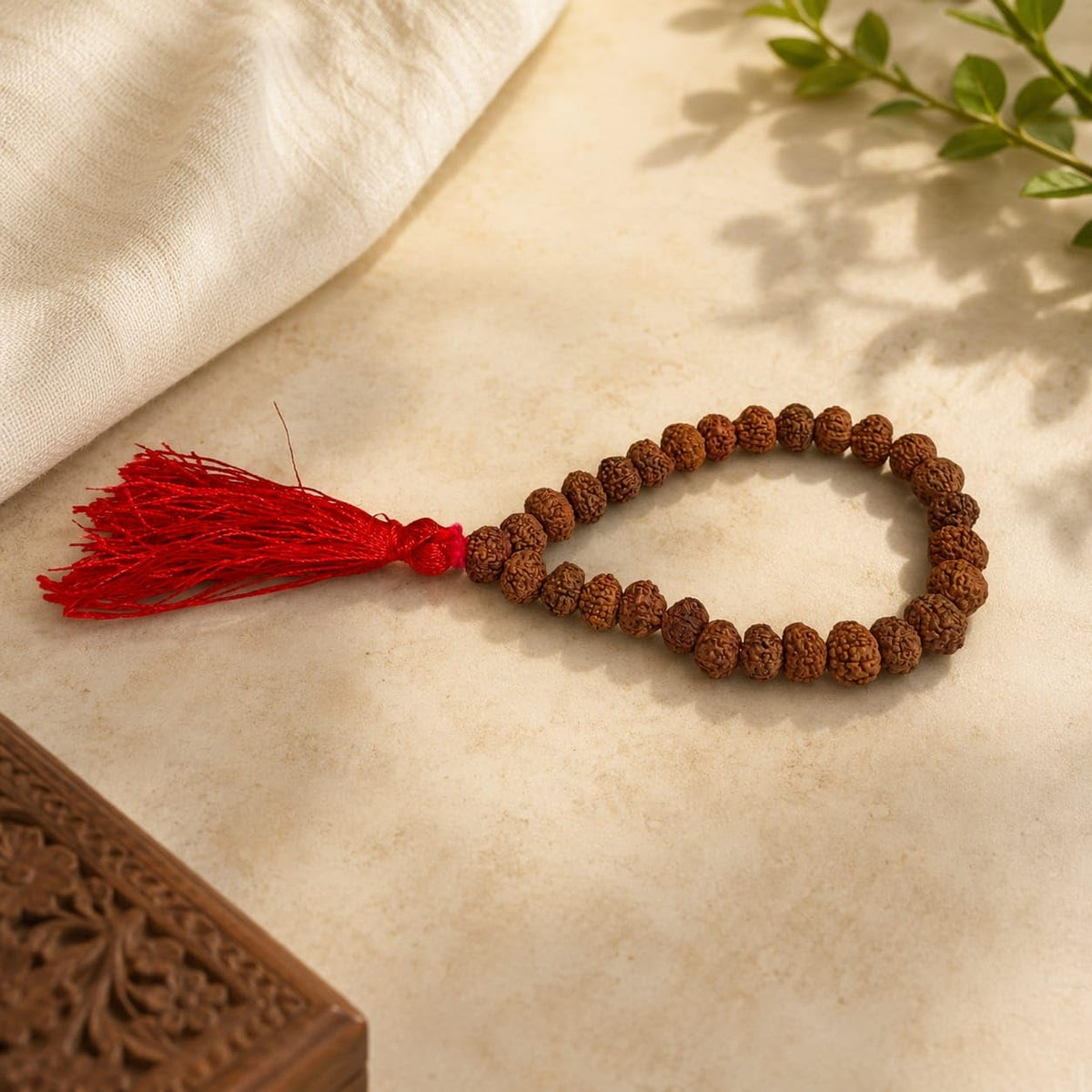 8 Mukhi Rudraksha Mala 27+1 Beads Lab Certified | Malawala