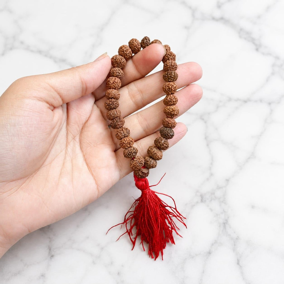 8 Mukhi Rudraksha Mala 27+1 Beads Lab Certified | Malawala