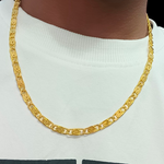 A 20-inch Nawabi-style artificial gold chain with 1-gram gold plating, displayed on a neutral background, ideal for boys and girls