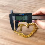 A 20-inch Nawabi-style artificial gold chain with 1-gram gold plating, displayed on a neutral background, ideal for boys and girls