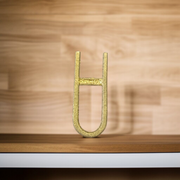 A handcrafted brass Vishnu Tilak Stamp by MALAWALA, designed for precise forehead tilak application with intricate detailing