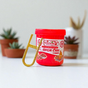 A handcrafted brass Vishnu Tilak Stamp by MALAWALA, designed for precise forehead tilak application with intricate detailing