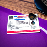 A lab-certified Natural Sulemani Pendant with a polished black agate stone set in sterling silver, displayed on a clean white background
