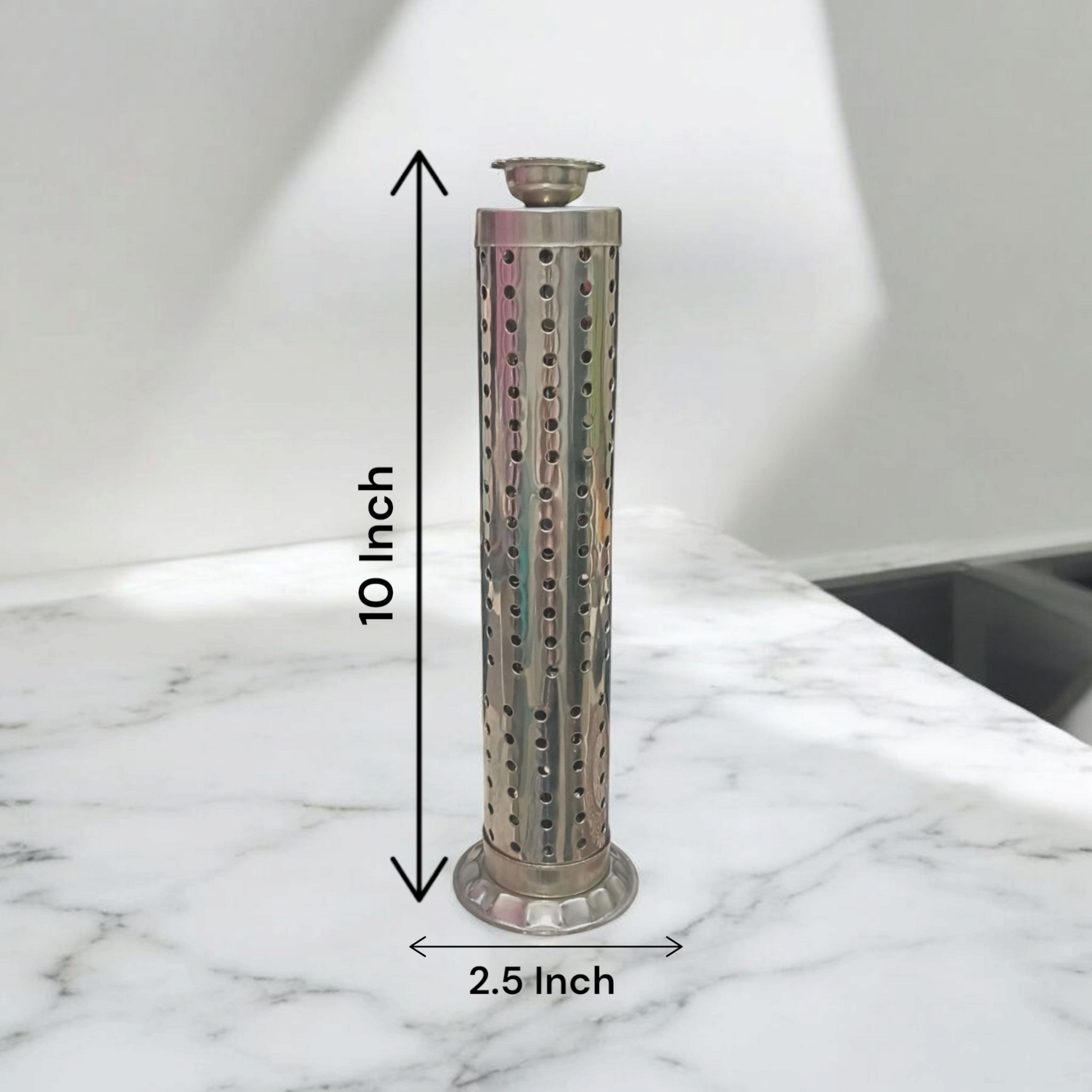Agarbatti Stand with Ash Catcher - Incense Stick Holder with Free Pack of 10 Agarbatti - Malawala