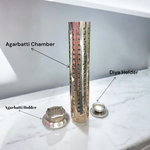 Agarbatti Stand with Ash Catcher - Incense Stick Holder with Free Pack of 10 Agarbatti - Malawala