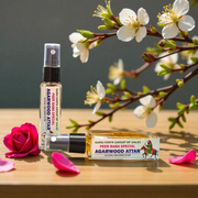 Agarwood Spray Attar 25ML bottle by MALAWALA – Peer Baba Special Alcohol-Free Fragrance, ideal for daily use, prayers, and meditation