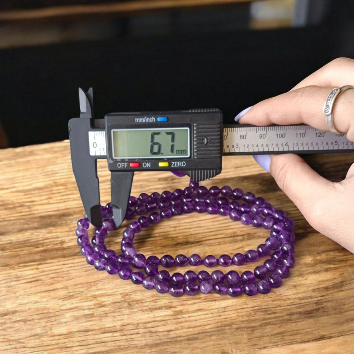 Amethyst Mala 108+1 Beads 6-7MM Lab Certified | Malawala