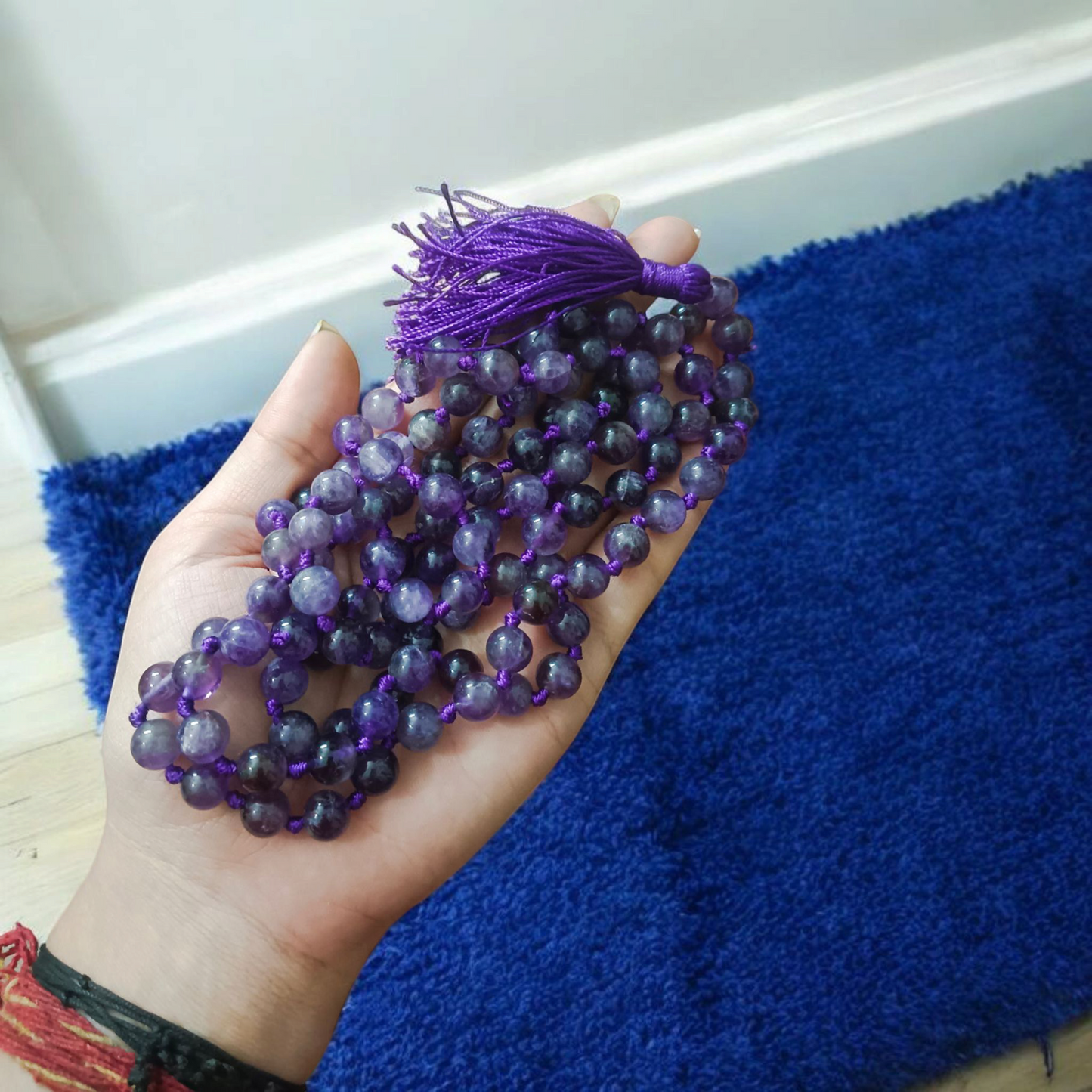 Amethyst Mala 108+1 Beads 8MM Lab Certified | Malawala