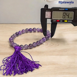 Amethyst Mala 8MM - Natural Amethyst for Intuition & Inner Peace with Lab Certificate - Malawala