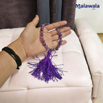 Amethyst Mala 8MM - Natural Amethyst for Intuition & Inner Peace with Lab Certificate - Malawala