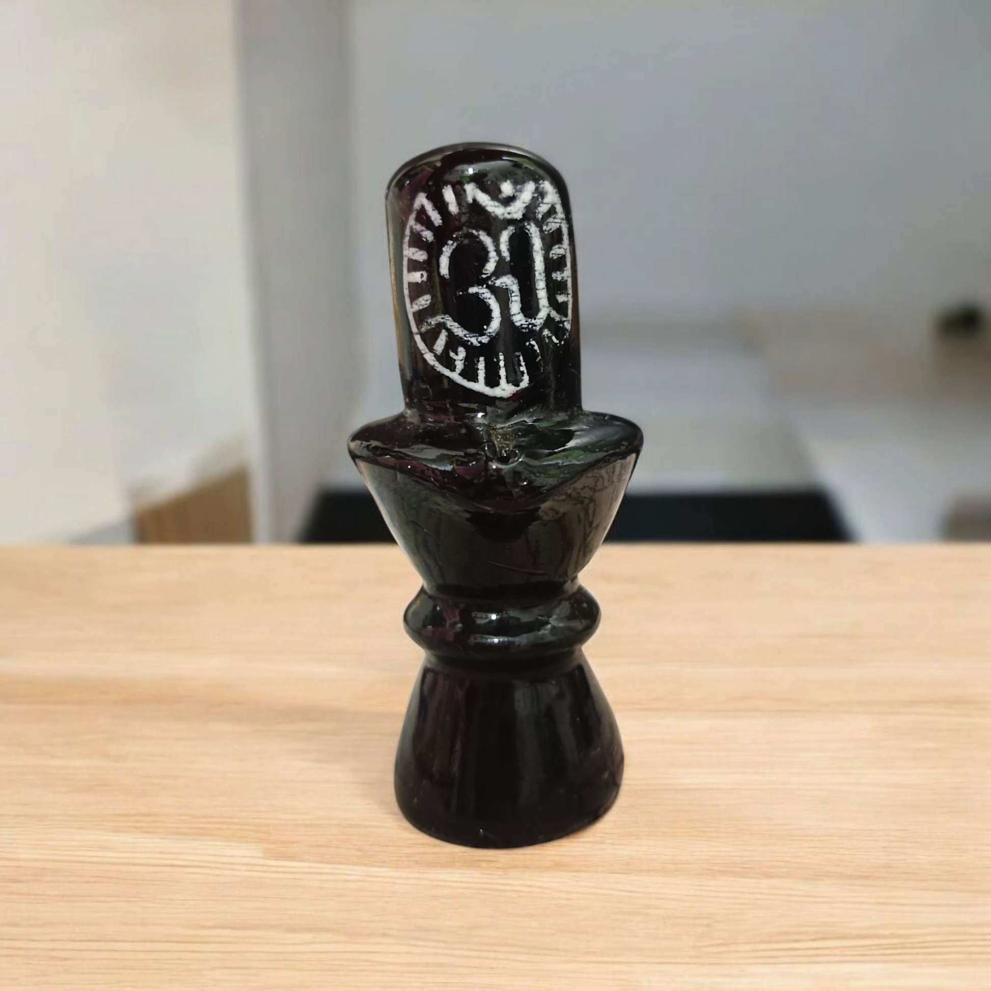 Black Marble Stone Shivling For Pooja | By Malawala