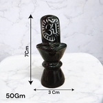 Black Marble Stone Shivling For Pooja | By Malawala