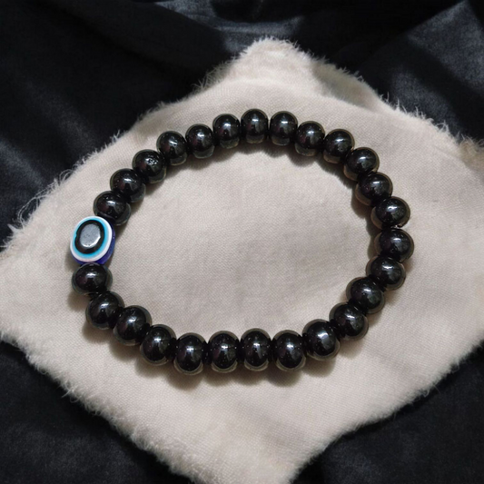 Black Obsidian Bracelet – 8mm – For Unisex Wear – Lab Certified - Malawala 