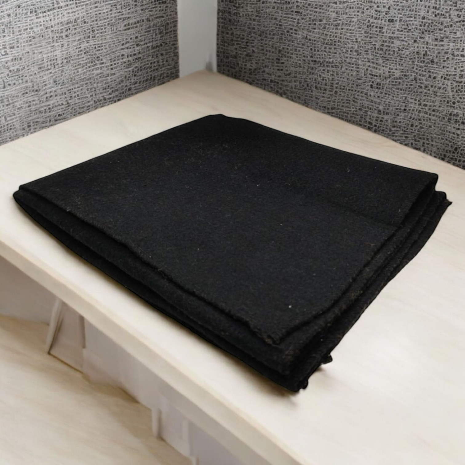 Black Pooja Aasan | Black Prayer Mat for Sadhna | Malawala