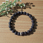 Black Rudraksha Bracelet - 5 Mukhi Black Rudraksha Bracelet Lab Certified | 7mm Beads | MALAWALA