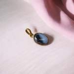 Black Sulemani Hakik Pendant - Natural Black Agate for Protection & Grounding with Lab Certificate - Malawala