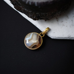 Black Sulemani Hakik Pendant - Natural Black Agate for Protection & Grounding with Lab Certificate - Malawala