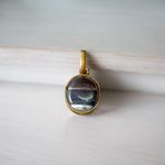 Black Sulemani Hakik Pendant - Natural Black Agate for Protection & Grounding with Lab Certificate - Malawala