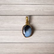 Black Sulemani Hakik Pendant - Natural Black Agate for Protection & Grounding with Lab Certificate - Malawala