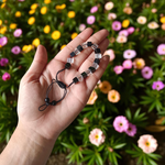 Black & White Crystal Bracelet – 8mm Beads for Attraction, Balance & Energy Healing by MalaWala